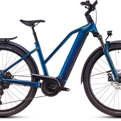 Cube Kathmandu Hybrid EX 800 Lady electricblue´n´chrome